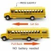 New 😀 2 Pack 5.5inch Pull Back School Bus Playset, Die-cast Metal Toy Play Vehicles With Yellow For Kids Boys Toddlers ✔️ -Vehicles Online Shop 51EADrUlTEL
