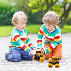 Best Pirce 🔥 Yellow School Bus Toy With Yellow Monster Truck Tires, Push N Go Toy Car For Kids, Durable Plastic Material, Best 🥳 Birthday Gift For Boys, 👧 Girls, Toddlers 😀 -Vehicles Online Shop 51FQshlHUdL