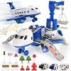 Flash Sale ⭐ Ransport Cargo Airplane Toy With Music And Light, Toy Airplane Car Toy Play Set With Vehicle Car Toy, Contruction Toy Accessories, For 3+ Years Old Boys & 👧 Girls 🌟 -Vehicles Online Shop 51FWRGUhgQS