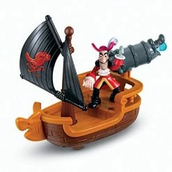 Deals ✔️ Disney's Jake And The Never Land Pirates - Hook's Battle Boat ⭐ -Vehicles Online Shop 51G2fxMJecL