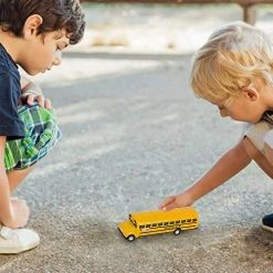 Discount 🛒 Diecast Yellow School Bus For Kids, 7 Inch Classic School Bus Toy With Pullback Mechanism, Durable Diecast Metal, Party Favors, Best 🥳 Birthday Gift For Boys And 👧 Girls 💯 -Vehicles Online Shop 51GKEV9NxtL