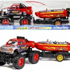 Best Sale ✔️ Back Friction Monster Truck Speed Boat Hauler Re 👏 -Vehicles Online Shop 51GTqGOjc7L. AC