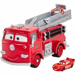 New 😍 Pixar Cars Stunt And Splash Red With Exclusive Color Change Lightning McQueen Vehicle, Color Changers Playset For Transforming Paint Job Vehicles, Kids 🎂 Birthday Gift For Kids Age 4 And Old 🛒 -Vehicles Online Shop 51Gh4e0Z2TS