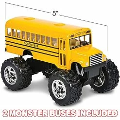 Budget π 5 Inch Pullback School Bus Toy Set - Set Of 2 - Includes 2 Yellow School Buses With Monster Wheels - Diecast Bus Playset With Pullback Mechanisms - Great Gift Idea For Boys And π§ Girls π 6 Budget π 5 Inch Pullback School Bus Toy Set - Set Of 2 - Includes 2 Yellow School Buses With Monster Wheels - Diecast Bus Playset With Pullback Mechanisms - Great Gift Idea For Boys And π§ Girls π -Vehicles Online Shop 51GhoXcKDXL