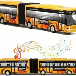 Best Pirce 😀 City Bus Toy For Kids, Die Cast Alloy Pull Back Vehicles, Metro Articulated Electric Bus With Sounds And Lights, Model Cars Toys Educational Gift For Kids Boys 👧 Girls Ages 3+ Blu 👏 -Vehicles Online Shop 51HoZUeZlhL. AC