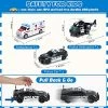 Deals 👏 JOYIN 3 Packs Emergency Vehicle Playset, Pretend Helicopter, Ambulance Truck, Police Car Toys, Friction Powered Car With Lights And Sounds, 🎂 Birthday Gifts For Boys 👧 Girls 2,3,4,5,6,7,8+ Years Old ⭐ -Vehicles Online Shop 51IYEgMOZgL