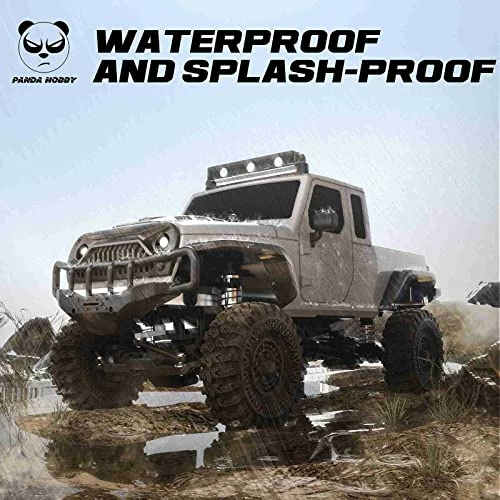 Cheap π RC Rock Crawler 4x4,RC Crawler 1/18 Panda Hobby 4WD Off Road RC Cars,RTR Remote Control Car For Adults,1:18 Scale RC Truck Cruiser Vehicle,Waterproof All Terrains Hobby RC Model Car,Tetra18 X1T,White π 5 Cheap π RC Rock Crawler 4x4,RC Crawler 1/18 Panda Hobby 4WD Off Road RC Cars,RTR Remote Control Car For Adults,1:18 Scale RC Truck Cruiser Vehicle,Waterproof All Terrains Hobby RC Model Car,Tetra18 X1T,White π - Image 3