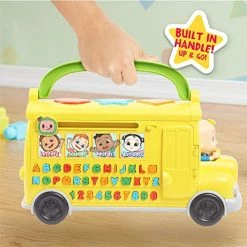 Deals 😉 CoComelon Musical Learning Bus, Number And Letter Recognition, Phonetics, Yellow School Bus Toy Plays ABCs And Wheels On The Bus, B 🔥 -Vehicles Online Shop 51JZUWhhKCL
