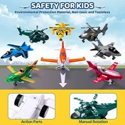 Budget ⌛ JOYIN 16 Pcs Pull Back Airplane Toys, Boys Plane Playset, Aircraft Including Helicopter Toys, Jet Toys, Fighter Jet Toys, Bomber Toys, Biplane Toy, Gifts For Toddler Kids 2-8 Years Old 👍 -Vehicles Online Shop 51JcH4LqpPL
