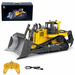 Best reviews of 😀 Remote Control Bulldozers Forklift Crawler Two-Way Heavy-Duty Engineering Vehicle 1:16 9CH 2.4G RC Construction Vehicle For Adult Kid 🎁