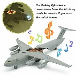 Coupon ✔️ Diecast Plane Metal Pull-Back Aircraft Toys Air Plane Model For Kids Boy 🎂 Birthday Gray ✔️ -Vehicles Online Shop 51L1LVTpcEL