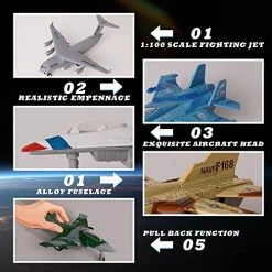 Buy β Pull Back Airplane Toys 5 Pack Military Fighter Jet Toys Set, Diecast Metal Jet Plane Toys For Boys, Air Force Bomber Aircraft Gift For Children Kids π§ Girls 3 Years Party Favors β 9 Buy β Pull Back Airplane Toys 5 Pack Military Fighter Jet Toys Set, Diecast Metal Jet Plane Toys For Boys, Air Force Bomber Aircraft Gift For Children Kids π§ Girls 3 Years Party Favors β -Vehicles Online Shop 51L5cXjqpFL