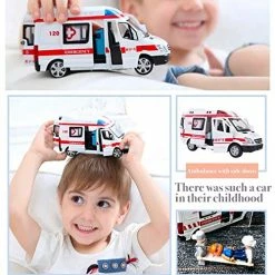 Best reviews of 🧨 Children's Alloy Toy Ambulance Police Car Model, Boy Police Car Model Simulation Alloy Toy Car Car (Size : Ambulance) ⭐ -Vehicles Online Shop 51L9XFdf8aL