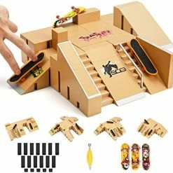 Wholesale ✔️ Finger Skateboard Ramp 13 Pcs Kit, Deck Ramps Skateboard Park Kit Contains 3 Mini Finger Skateboards For Kids Toys And 8 Finger Boards Ramps, Deck Fingerboards Is The Best Gift For Children Yellow 👏 -Vehicles Online Shop 51LQAxJuctL. AC