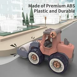 Best Sale ⭐ Take Apart Construction Trucks For 3 4 5 6 Year Old Boys, STEM Building Sand Toys For Toddlers 3-5 Suitable For Party, Beach, Indoor, Educational Excavator Toy Boys 👧 Girls 🥳 Birthday Xmas Gif ✔️ -Vehicles Online Shop 51MLvJXzMwS