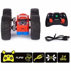 Cheapest 🔔 Super Soft, Flippin' Frenzy, 360 Spinning Action, 2-in-1 Stunt Vehicle Remote Control Car, Kids Toys For Kids 4 And Up ✔️ -Vehicles Online Shop 51MgQMqRQeL