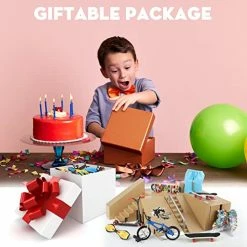 Hot Sale 🎉 Fingerboard Skatepark Set 5Pcs, HOMETALL Fingerboard Skatepark With 13Pcs Mini Finger Toy Set Including Finger Skateboards, Finger Bike, Fingerboard Skate Park Skateboard Ramps Rail Pack For Kids Gift 🌟 -Vehicles Online Shop 51Mt7i7dlBL