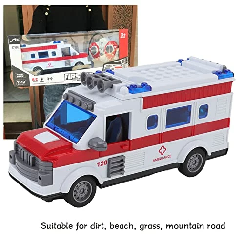 Best Pirce ⌛ Ambulance Toy, 1:30 Scale Emergency Vehicle Anti Collision Toddler Toy Ambulance With Lights Remote Control Kids Transport Emergency Vehicle For Toddler Toys Ages 3 ⭐ 7 Best Pirce ⌛ Ambulance Toy, 1:30 Scale Emergency Vehicle Anti Collision Toddler Toy Ambulance With Lights Remote Control Kids Transport Emergency Vehicle For Toddler Toys Ages 3 ⭐ - Image 5