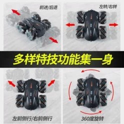 Best deal 😉 Remote Control Car Toys For Boys 6-12, Double Sided Cars For Kids, 360° Rotating 45°& Lateral Drift Stunt Car Gifts Boys Age 6 7 8 9 10 11 12 Year Old (Silvery) ❤️ -Vehicles Online Shop 51N1k3ON8RL