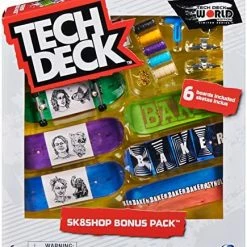 Flash Sale 🌟 Sk8shop Fingerboard Bonus Pack, Collectible And Customizable Mini Skateboards, Kids Toys For Ages 6 And Up (Styles May Vary) Sk8shop 6-pack Boards 🥰 -Vehicles Online Shop 51NL7MAVc2L. AC