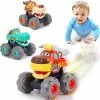 Best Pirce 🌟 Monster Trucks Toy For Boy, Big Play Foot Vehicles, Pull Back, Friction Powered, Toddlers Push And Go Set, Animal Toy Cars For 1 2 3 4 Year Old Boys, 🎂 Birthday Gift For 12 18 Month Kids 😍 -Vehicles Online Shop 51NVsUeDcFL