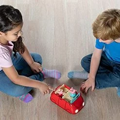 New ⌛ Lights & Sounds Family Fun Car Vehicle Playset, 3 Pieces - Includes Interactive Red Car With Peppa And Daddy Pig Figures - Toy Gift For Kids - Ages 2+ 🛒 -Vehicles Online Shop 51Nldpv69yL