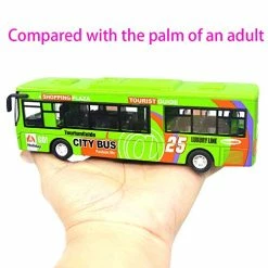 Best deal ⌛ City Double Decker Bus Die Cast Pull Back Vehicles Mini Car Diecast Models Car Toys Lights And Music (Green) 😀 -Vehicles Online Shop 51OJk0cggaL