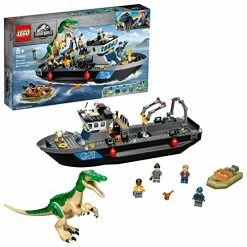Budget 🌟 76942 Jurassic World Baryonyx Dinosaur Boat Escape Toy With Owen Grady Minifigure, A Dino & 2 Fish Figures, Gift Idea For Boys & 👧 Girls ❤️