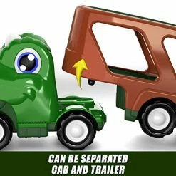 Promo 🌟 IHaHa Dinosaur Trucks Toys For Boys Toddlers, 5 In 1 Dinosaur Truck Vehicles Car Kids 🎃 Halloween 🥳 Birthday Gifts Toys For 1 2 3 4 5 6 Year Old Boys Toddlers, Dinosaur Toys Car Trucks With Flashing Roar ❤️ -Vehicles Online Shop 51Or2YQjVeL