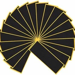 Brand new ⌛ 20PCS 38mmX110mm Wooden Fingerboard Foam Grip Tape Black Pro Skateboard Grip Tape Stickers 😀 -Vehicles Online Shop 51P tl axEL. AC