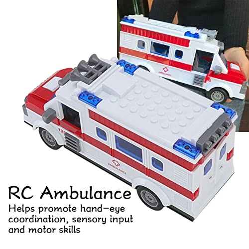 Best Pirce ⌛ Ambulance Toy, 1:30 Scale Emergency Vehicle Anti Collision Toddler Toy Ambulance With Lights Remote Control Kids Transport Emergency Vehicle For Toddler Toys Ages 3 ⭐ 6 Best Pirce ⌛ Ambulance Toy, 1:30 Scale Emergency Vehicle Anti Collision Toddler Toy Ambulance With Lights Remote Control Kids Transport Emergency Vehicle For Toddler Toys Ages 3 ⭐ - Image 4