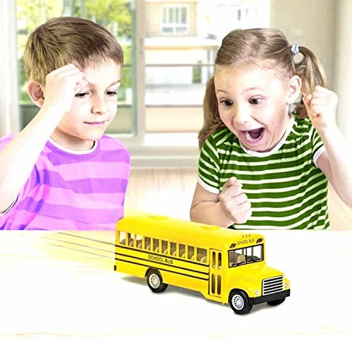 Brand new โ 5" Inch Diecast Friction School Bus With Pullback Vehicles Mechanisms Action, For Kids, Party Favors, Great Gift Idea For Boys And ๐ง Girls Includes 5 Inch Die Cast Classic School Bus (2 Pack) ๐ฏ 8 Brand new โ 5" Inch Diecast Friction School Bus With Pullback Vehicles Mechanisms Action, For Kids, Party Favors, Great Gift Idea For Boys And ๐ง Girls Includes 5 Inch Die Cast Classic School Bus (2 Pack) ๐ฏ - Image 6