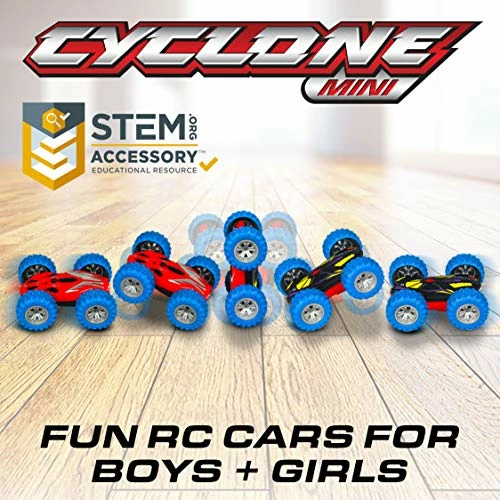 Best deal 😍 Cyclone Mini RC Car For Kids - Double Sided Fast Remote Control Mini Stunt Car With LEDs, All Terrain Rubber Tires For 360 Flips, And Easy 2.4 GHZ Remote Control 🛒 3 Best deal 😍 Cyclone Mini RC Car For Kids - Double Sided Fast Remote Control Mini Stunt Car With LEDs, All Terrain Rubber Tires For 360 Flips, And Easy 2.4 GHZ Remote Control 🛒