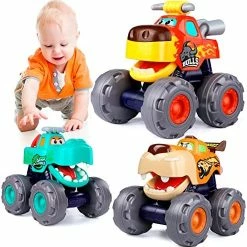 Wholesale 🎁 Baby Toy Cars For 1 Year Old Boy 👧 Girls Gifts, 6Pcs Mini Construction Truck Toys Push And Go Car For Toddler Age 1-3 Baby Toys 12 18 Months Educational Toys For 1 2 3 Year Old Boy 🎂 Birthday Gifts ⌛ -Vehicles Online Shop 51T9rUAAi0L. AC