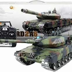 Deals 🌟 RC Tank German Leopard 2A6 Main Battle Tank 1:16, 2.4G Remote Control Military Tank That Shoots With Sound Smoke Shooting Effect - Metal Ultimate Edition ⌛ -Vehicles Online Shop 51TakaznkL. AC
