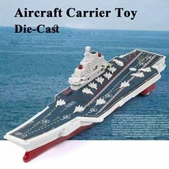 Promo π€© Aircraft Carrier Toy Battleship Diecast Pull Back Military Vehicles Toy Ship Model Warship For Boys And π§ Girls π Birthday And Collection β