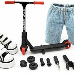 Hot Sale 💯 Ikemeng Finger Scooter With Tools And 👟 Shoes Finger Board Accessories For Kids Finger Toys- Pack 1 (White Scooter) 😍 -Vehicles Online Shop 51UJM3MlxzL. AC