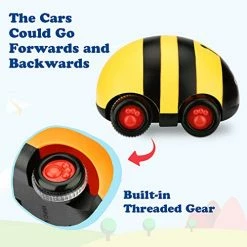 Best deal ✨ Animals Toys Cars Friction Powered Vehicle Play Push And Go Back And Forth Car Toys Party Gifts Stocking Fillers For Toddlers Kids Boys 👧 Girls Age 3+ Years Old (4 Packs) ✔️ -Vehicles Online Shop 51UuGyi60SL