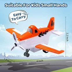 Budget ⌛ JOYIN 16 Pcs Pull Back Airplane Toys, Boys Plane Playset, Aircraft Including Helicopter Toys, Jet Toys, Fighter Jet Toys, Bomber Toys, Biplane Toy, Gifts For Toddler Kids 2-8 Years Old 👍 -Vehicles Online Shop 51V4768KitL