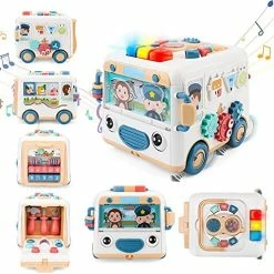 Best Pirce 🔔 Aby Musical Cube Toy 2 3 4 Year Old Musical Bus Toy For Toddlers Age 2 3 4 🔔 -Vehicles Online Shop 51VdUA gDNL. AC