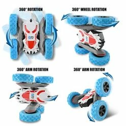 Deals 😀 TD281 Remote Control Car, 4WD Double Sided Rotating 360 Flips Electric Toy Stunt Cars RC Vehicle Truck Crawler With Rechargeable Batteries ⭐ -Vehicles Online Shop 51VkoO0j3PL