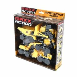 Cheapest 😀 Micro Mini Construction Vehicles – Set Of 5 Toy Cars And Trucks For Kids | Sensory Bin For Boys | Excavator Bulldozer Dump Truck Cement Mixer | Free Wheeling With Moving Parts – Maxx Actio 🤩 -Vehicles Online Shop 51W121XRf7L