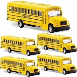 Brand new ❤️ Weilaga 2 Pack 5.5" Pull Back Yellow School Bus Toy Playset,Durable Die-cast Metal Toy Vehicles,Party Favors,Best 🎂 Birthday Gift For Boys 👧 Girls Kids Toddlers 🤩 -Vehicles Online Shop 51WZAXboXQL. AC