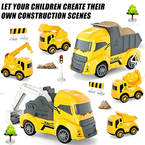 Promo β Construction Trucks Cars Toys With Play Mat/Storage Bag For Boys Toddlers Kids, Construction Truck Vehicles Car Toys Gifts For 1 2 3 4 5 Year Old Boys Toddlers Kids, Push & Go Play Vehicles Car Toys π₯° 4 Promo β Construction Trucks Cars Toys With Play Mat/Storage Bag For Boys Toddlers Kids, Construction Truck Vehicles Car Toys Gifts For 1 2 3 4 5 Year Old Boys Toddlers Kids, Push & Go Play Vehicles Car Toys π₯° - Image 2