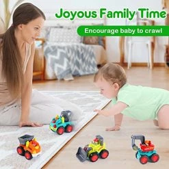 Wholesale 🎁 Baby Toy Cars For 1 Year Old Boy 👧 Girls Gifts, 6Pcs Mini Construction Truck Toys Push And Go Car For Toddler Age 1-3 Baby Toys 12 18 Months Educational Toys For 1 2 3 Year Old Boy 🎂 Birthday Gifts ⌛ -Vehicles Online Shop 51X9Y8Xqp9L
