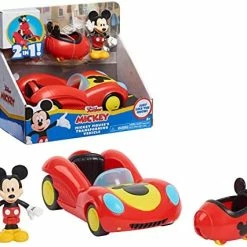 Top 10 🌟 Disney Junior Mickey Mouse Funhouse Transforming Vehicle, Mickey Mouse, Red Toy Car, Preschool, B 🔔 -Vehicles Online Shop 51XbhrsS0S. AC