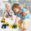 Buy 😀 Toddler Toy Cars For 1 2 3 Year Old Boy & Girl, Baby Toys 12-18 Months Educational Toys 4 Sets Tractor, Truck, Dumper, Bulldozer Toy Construction Vehicles, Truck Car Toys For Toddlers 1-3 4pcs ⌛ -Vehicles Online Shop 51XbsLLHwgL