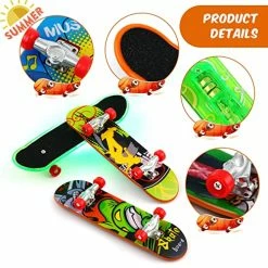 Wholesale 👍 24 Pieces Mini Finger Skateboards Creative Finger Boards Set Mini Skateboards For Fingers Hand Skateboard Mini Fingerboards Skateboards For Finger Skater Party Supplies Props Decor (Classic Style) 🛒 -Vehicles Online Shop 51XdYD3gp4L