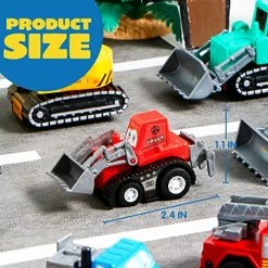 New 😉 18 Piece Pull Back Car Assorted Mini Truck Model Car, Friction Powered Race Cars Vehicle Set For Toddlers, Boys, And 👧 Girls’ Educational Pretend Play 😉 -Vehicles Online Shop 51YlDpahdFL