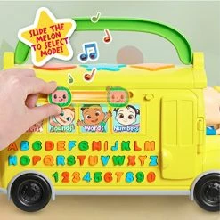 Deals 😉 CoComelon Musical Learning Bus, Number And Letter Recognition, Phonetics, Yellow School Bus Toy Plays ABCs And Wheels On The Bus, B 🔥 -Vehicles Online Shop 51Yrs6q6AUL